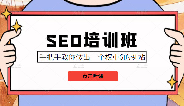 SEO培训班课程，手把手教你做出一个权重6的例站，价值8000元-电脑资源自留地