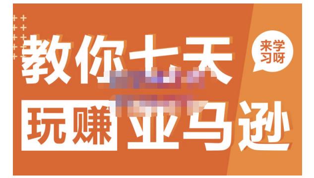 晟尧跨境·教你七天玩赚亚马逊，教你轻松玩赚亚马逊，适合小白学习-电脑资源自留地
