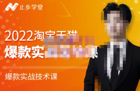 止步学堂·2022淘宝天猫爆款打造系列课-比克，爆款实战落地教程价值1980元-电脑资源自留地