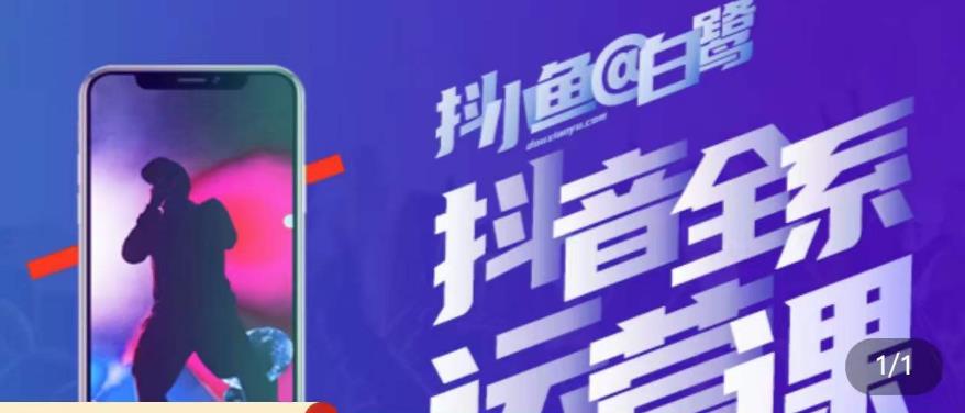 白鹭·主播内训营，运营主播话术起号进阶能力提升-电脑资源自留地
