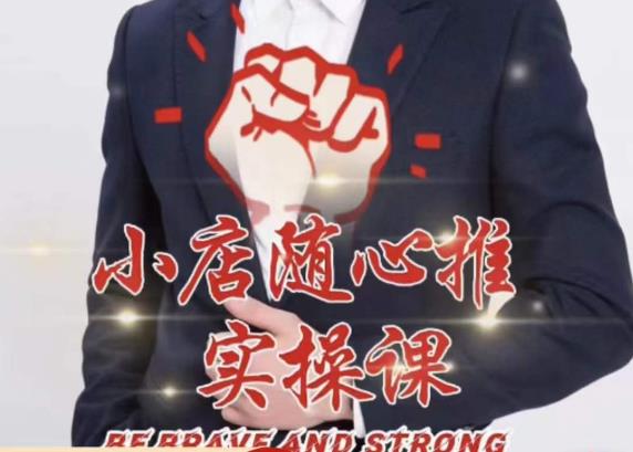 随心推线上课，小店随心推的投放逻辑，投放技巧，快速打标签-电脑资源自留地