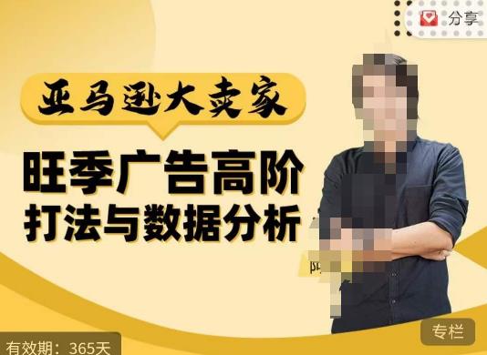 阿甘·亚马逊大卖家广告高阶打法与数据分析，走出传统广告误区；揭秘大卖惯用打法；数据驱动广告决策-电脑资源自留地