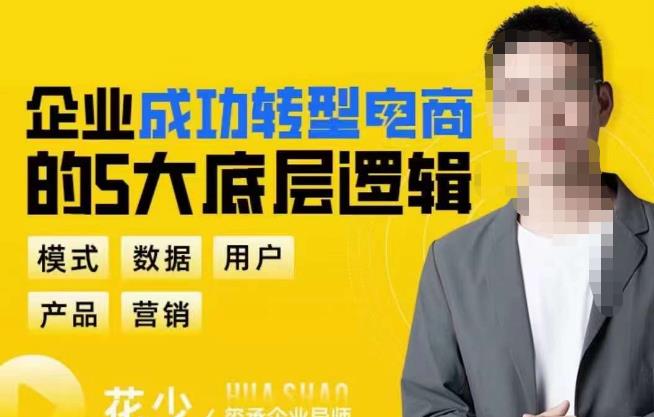 企业成功转型电商的5大底层逻辑，从模式、数据、用户、产品、营销5大板块，助你高效转型电商赛道-电脑资源自留地