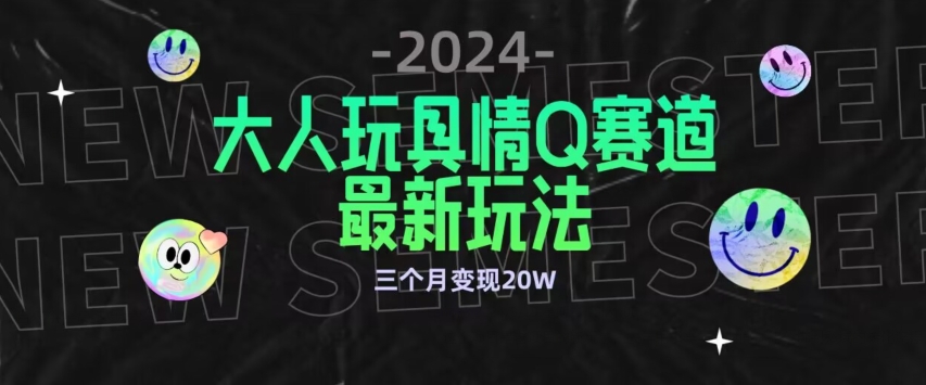 全新大人玩具情Q赛道合规新玩法，公转私域不封号流量多渠道变现，三个月变现20W【揭秘】-电脑资源自留地