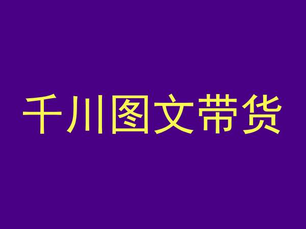 千川图文带货，测品+认知+实操+学员问题，抖音千川教程投放教程-电脑资源自留地
