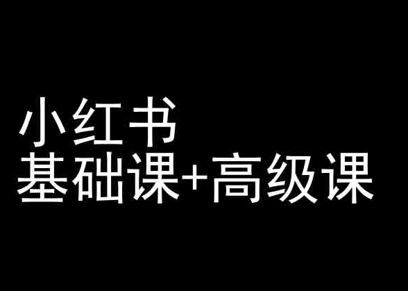 小红书基础课+高级课-小红书运营教程-电脑资源自留地
