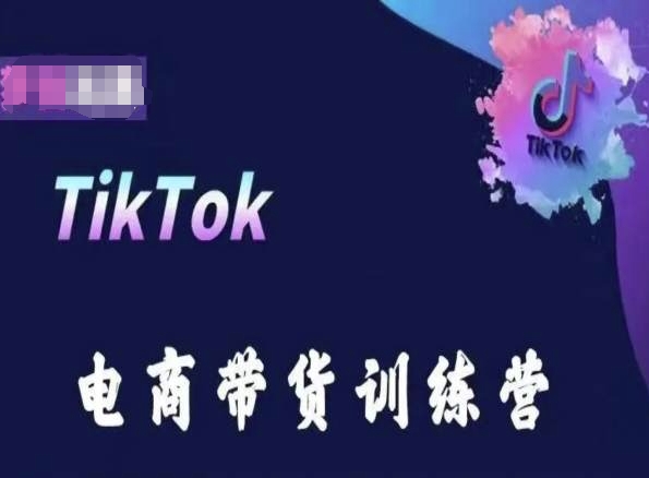 TikTok电商带货训练营，跟随时代潮流，跨境掘金-电脑资源自留地
