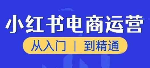 小红书电商运营课，从入门到精通，带你抓住又一个赚钱风口-电脑资源自留地