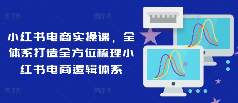 小红书电商实操课，全体系打造全方位梳理小红书电商逻辑体系-电脑资源自留地