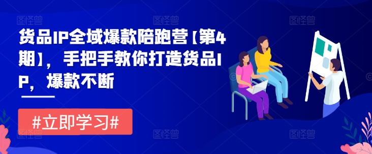 货品IP全域爆款陪跑营【第4期】，手把手教你打造货品IP，爆款不断-电脑资源自留地