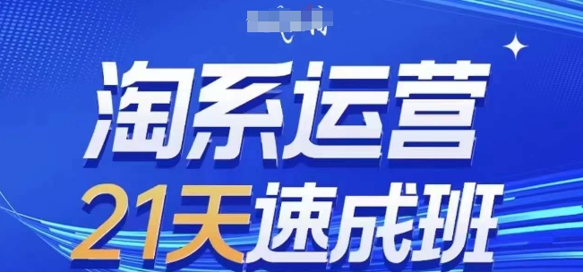 淘系运营21天速成班(更新24年8月)，0基础轻松搞定淘系运营，不做假把式-电脑资源自留地