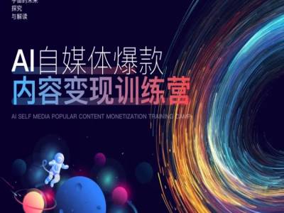 AI自媒体爆款内容变现训练营，20%底层逻辑，60%实操方法，20%案例拆解(即学即用)-电脑资源自留地