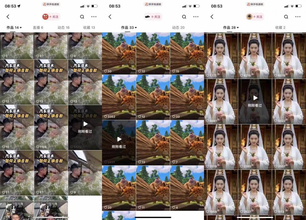 狗熊岭快手连怼技术，好物，涨粉都可以连怼-电脑资源自留地