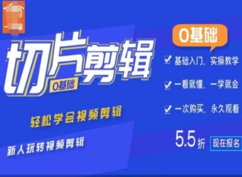 0基础IP切片剪辑，轻松学会视频剪辑，新人玩转视频剪辑-电脑资源自留地
