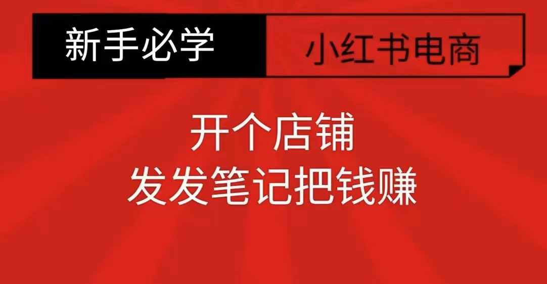 小红书零食共创【新手易上手】开个店铺，发发笔记把钱赚-电脑资源自留地