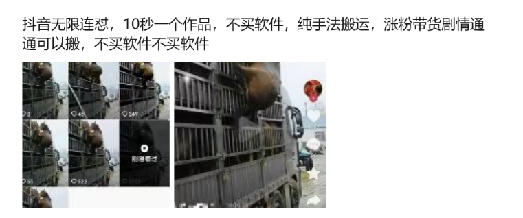 抖音无限连怼，10秒一个作品不买软件，纯手法搬运，涨粉带货剧情通通可以搬-电脑资源自留地