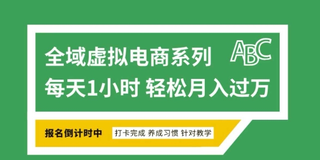 全域虚拟电商变现系列，通过平台出售虚拟电商产品从而获利-电脑资源自留地