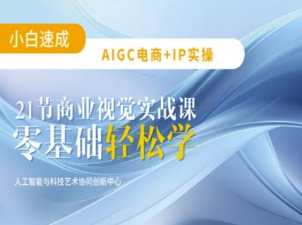 AIGC电商必备实操：21节平面设计实战课，教你玩转AI-电脑资源自留地