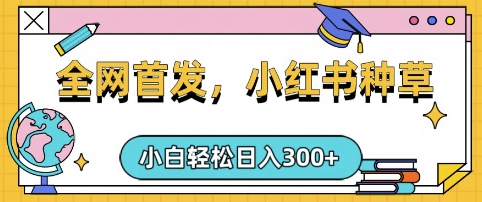 小红书种草，手机项目，日入3张，复制黏贴即可，可矩阵操作，动手不动脑【揭秘】-电脑资源自留地