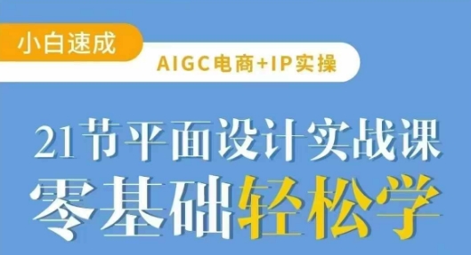AIGC电商必备实操21节平面设计实战课，教你玩转AI-电脑资源自留地