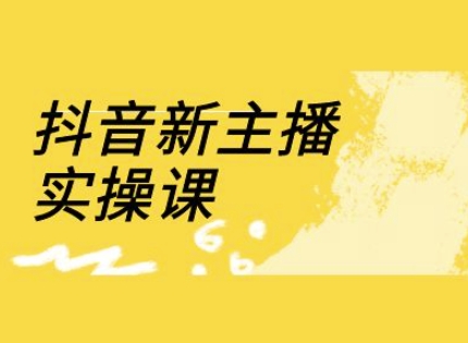 抖音新主播实操课，直播间流量运营线上实操课(18节)-电脑资源自留地