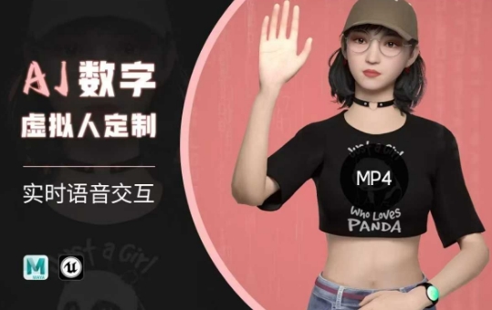 Ai数字人虚拟(智能体)实时语音交互特训营，​自行定制超写实角色AI数字人交互技术-电脑资源自留地
