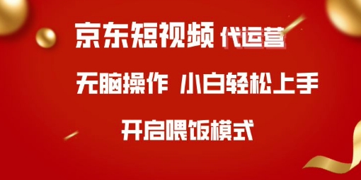 京东短视频代运营，全程喂饭，小白轻松上手【揭秘】-电脑资源自留地