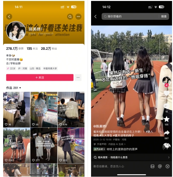 陈美娇美女号搬运技术，利用AI技术，可以做到百分百原创，万粉起月收入增加5k-电脑资源自留地