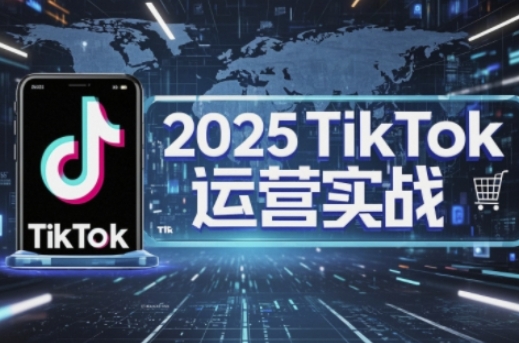 2025TikTok电商运营，掌握TikTok店铺运营核心技巧，实现低成本高转化-电脑资源自留地