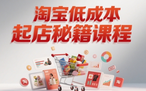 淘宝低成本起店系统课，助你快速起店，实现弯道超车-电脑资源自留地