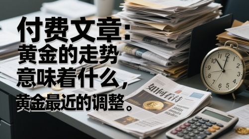 付费文章：黄金的走势意味着什么，如何看待黄金最近的调整-电脑资源自留地