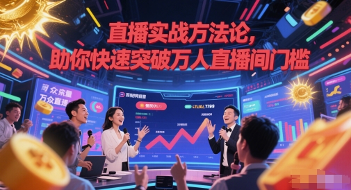 直播实战方法论，助你快速突破万人直播间门槛-电脑资源自留地