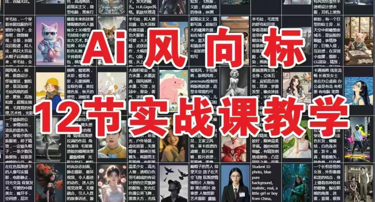 AI风向标：12节实战课教学-电脑资源自留地