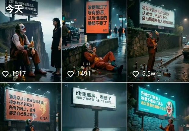 一条视频竟然15W赞！用AI制作小丑自嘲扎心文案视频，当下非常火爆的短视频流量神器-电脑资源自留地